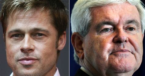 Newt Gingrich Brad Pitt Should Play Me In Movies