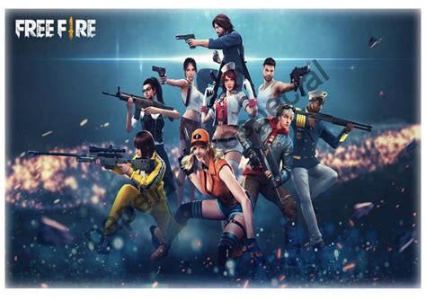Players freely choose their starting point with their parachute and aim to stay in the safe zone for as long as possible. FREE FIRE 001 A4 - PAPEL ARROZ ESPECIAL