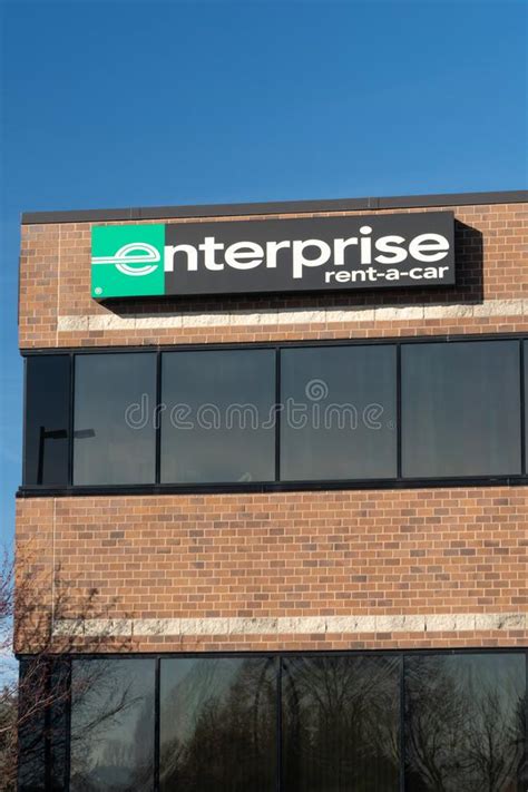 Enterprise Rent-a-Car Building and Trademark Logo Editorial Photography ...