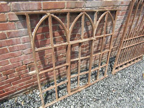 English Cast Iron Gothic Prison Cell Windows 1800s Garden Art Etsy