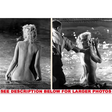Marilyn Monroe Unseen Nude Swim Shoot Xrare X Photos On Ebid United