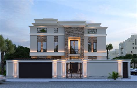 Modern Classic House Design Exterior Design Dammam