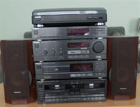 Technics System Separates Stack Hi Fi System With Speakers Aiwa