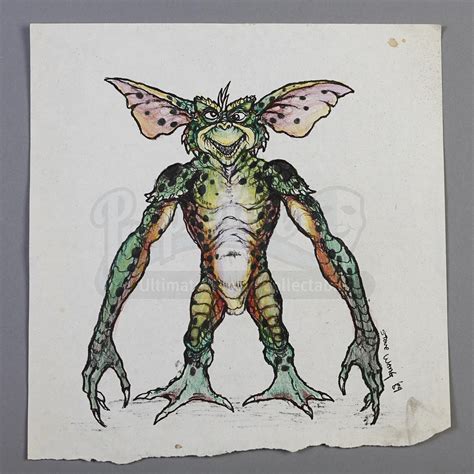 Gremlins 2 The New Batch 1990 Daffy Hand Drawn Color Tests