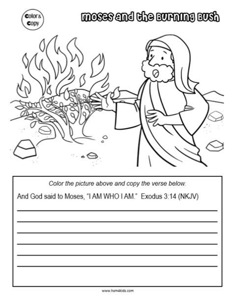8 Images Moses And The Burning Bush Activities For Kids And Review