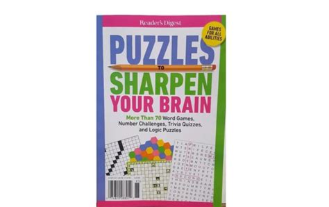 Readers Digest Puzzles To Sharpen Your Brain More Than 70 Word Games Ebay
