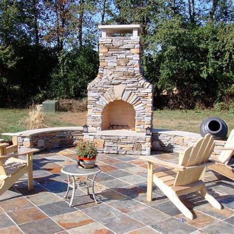 20 Amazing Outdoor Fireplace Idea For Small Backyard Outdoor