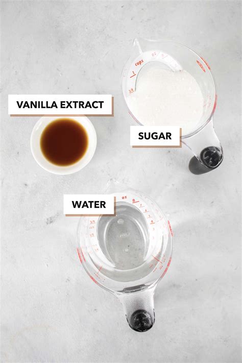 Simple Homemade Vanilla Syrup Coffee At Three