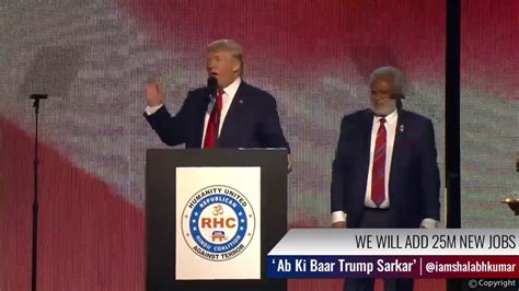 Trump Leads Polls Shalabh Kumars Trump Sarkar Campaign Woos Indian American Votes Youtube