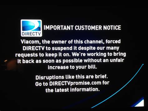 The directv channel guide shows you which directv package has your favorite channels. Viacom and DirecTV negotiating failure leaves 26 channels ...