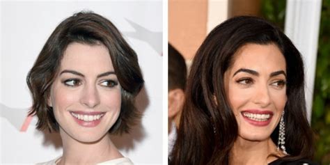 Anne Hathaway Has The Best Response To Amal Clooney Comparisons Huffpost