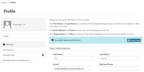 Power Apps Guide Forms How To Show Office 365 User Profile Details