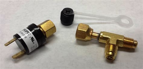 Jump the low pressure switch only to test the circuit. Heat Pump Parts: Kit, Low Pressure Switch, service valve