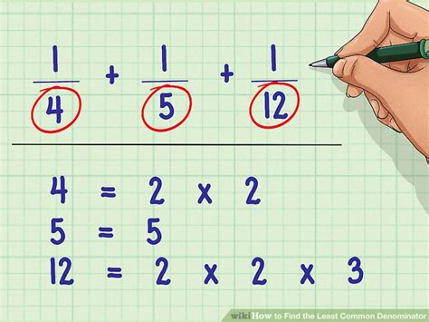 How To Find The Least Common Denominator Wiki Fractions English