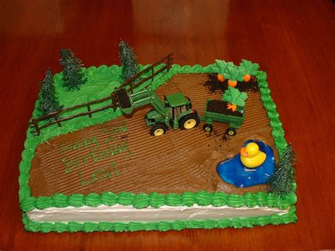 30 Awesome Photo Of Tractor Birthday Cakes