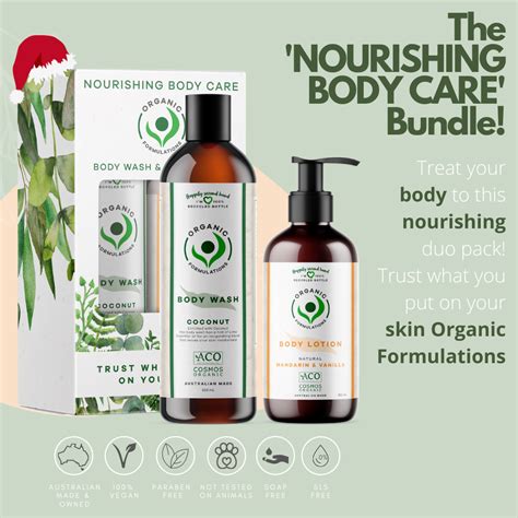 Organic Formulations Nourishing Body Care Bundle Pack Martin And Pleasance