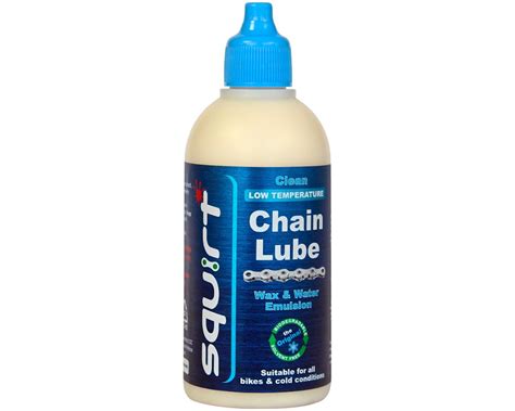 Squirt Long Lasting Wax Based Dry Bike Chain Lube For Low Temperatures 4oz Performance Bicycle