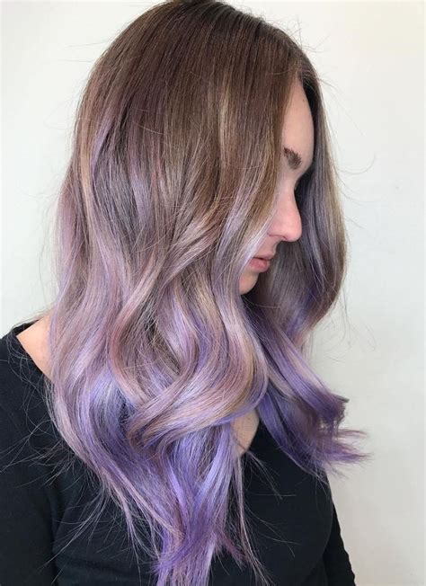 Luxuriously Royal Purple Ombre Hair Color Ideas