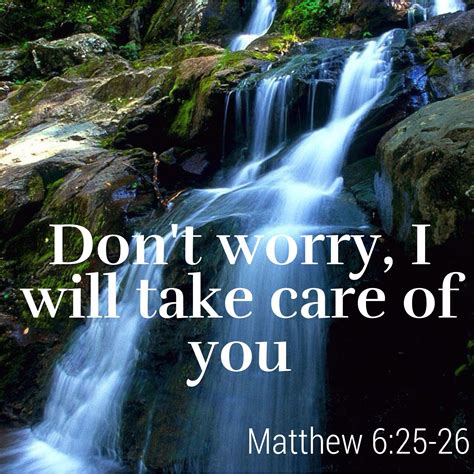 He Will Take Care Of You Take Care Of Yourself Gods Promises