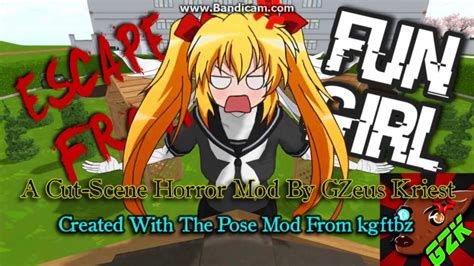 Escape From Fun Girl Update V 41 Yandere Simulator Pose Mod Series