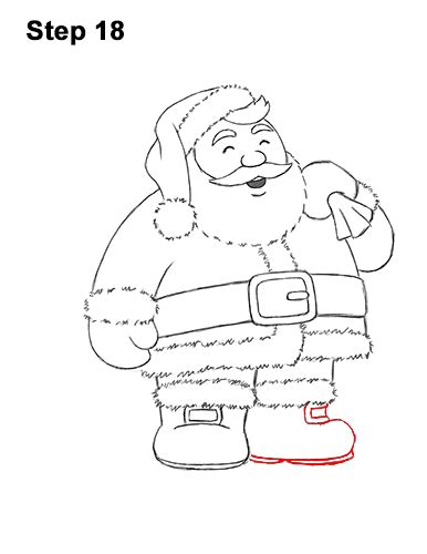 How To Draw Santa Claus
