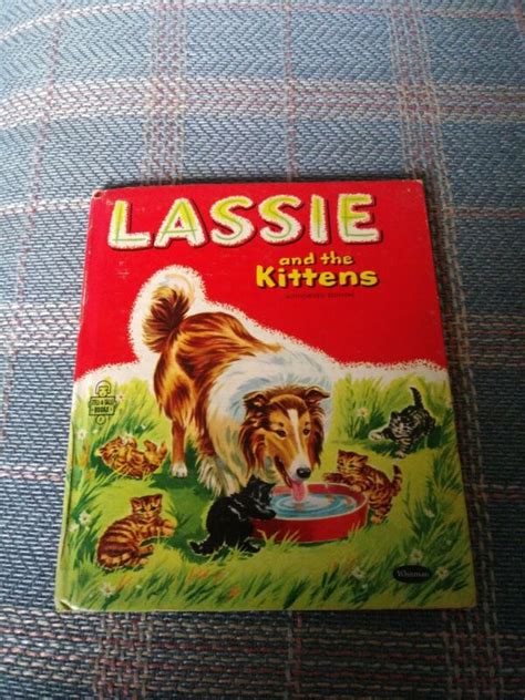 Vintage Lassie And The Kittens Whitman Tell A Tale Book 1956 Antique Price Guide Details Page