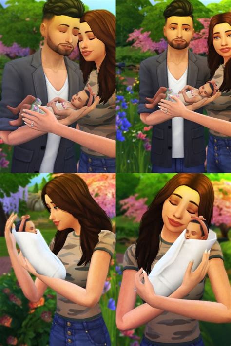 Boredsimscc Our Greatest Adventure Sims 4 Newborn Baby With Parents