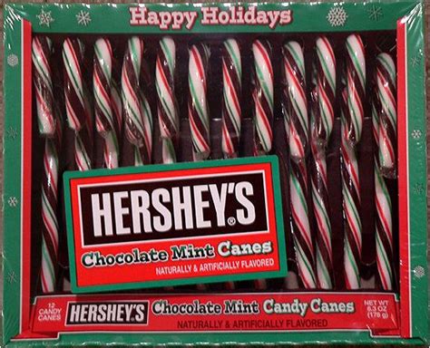 Hersheys Chocolate Mint Candy Canes Mint Chocolate Mint Candy