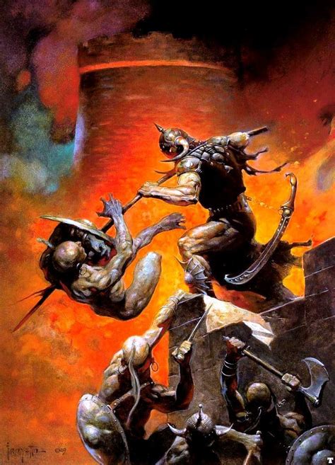 Frank Frazetta Poster 24in X 36in Silver Warrior By Posters And Prints