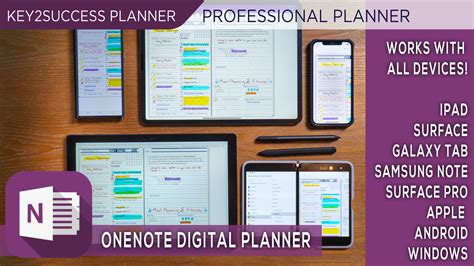 My august digital planning spread, using one of our onenote digital planner bundles that come with 1000+ stickers, choice of weekly layouts and money back. Devices You Can Use for OneNote Digital Planning