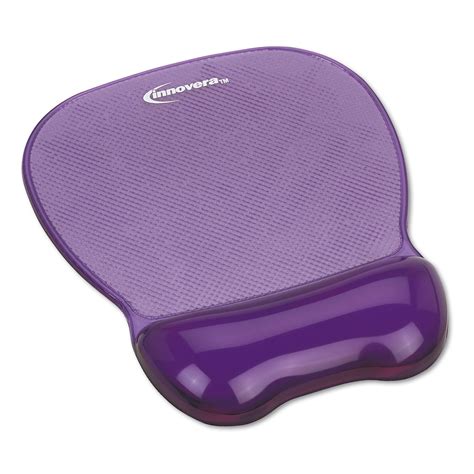 Innovera Gel Mouse Pad Wwrist Rest Nonskid Base 8 14 X 9 58