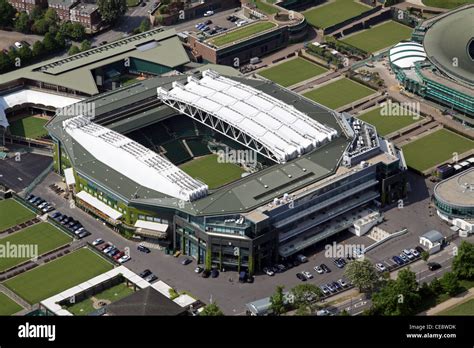 Aerial Image All England Tennis Club Centre Court Wimbledon London