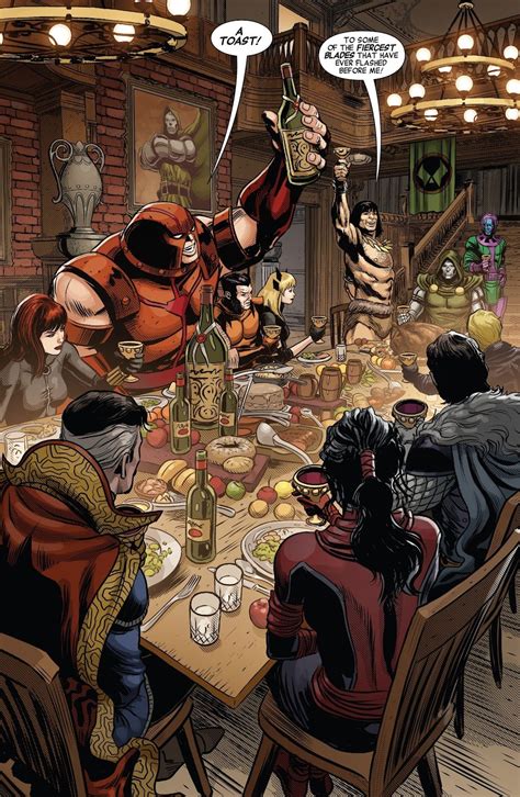 Doctor Doom Feasts The Savage Avengers In His Castle Comicnewbies