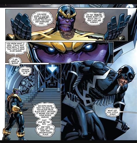 Black Bolt Vs Thanos Black Bolt Marvel Comics Wallpaper Movie