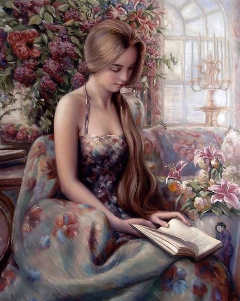 ~lovely Lady Reading A Book~ Romantiskt