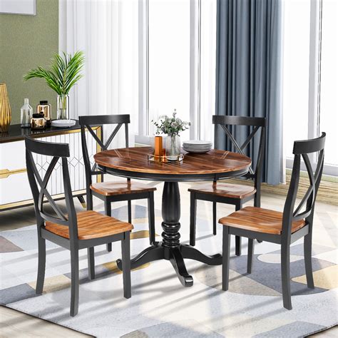 wood dining room table sets Dining room table with bench seat – homesfeed