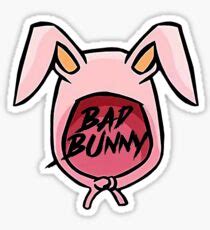 Bad Bunny Stickers Redbubble
