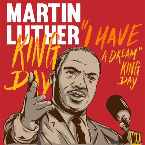 Martin Luther King Day Poster Illustration 184353 Vector Art At Vecteezy