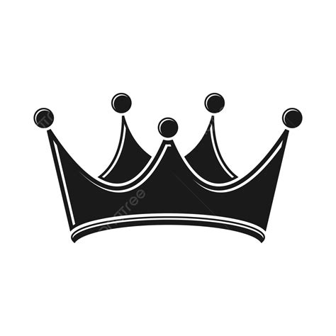 Black Crown Icon Vector Black Crown Icon Png And Vector With