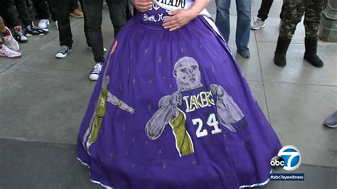 Kobe Bryant Fans From Across The Country And World Descend On Staples