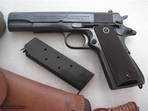 Colt 1911a1 Us Army In Like New Original Condition 1943 Production