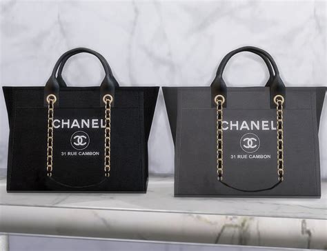 Platinumluxesims — Chanel Deauville Luxury Tote Vol1 New