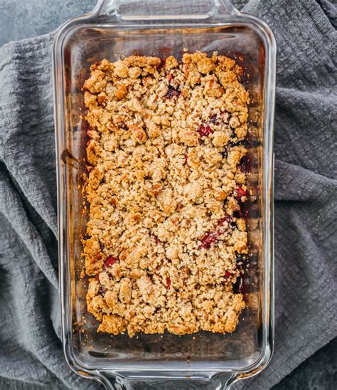 Finally, this is a great dessert for just one or two people. Whether you call it apple crisp or apple crumble, this ...