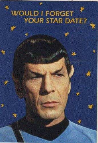 Star Trek Mr Spock Humor Birthday Card Picture Diy