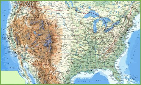 United States Map Large Print Printable Us Maps