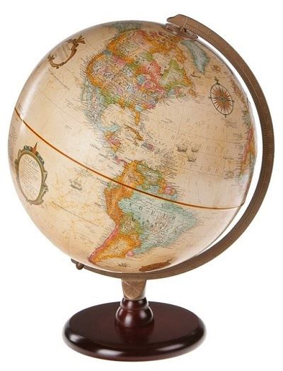 Piedmont Desktop World Globe By Replogle Free Shipping