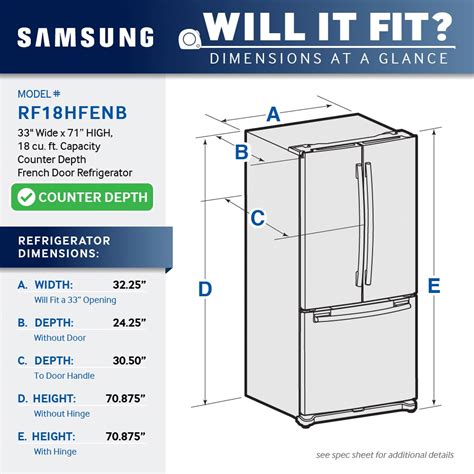 Counter Depth Refrigerator Dimensions Hotpoint Fridge Freezer
