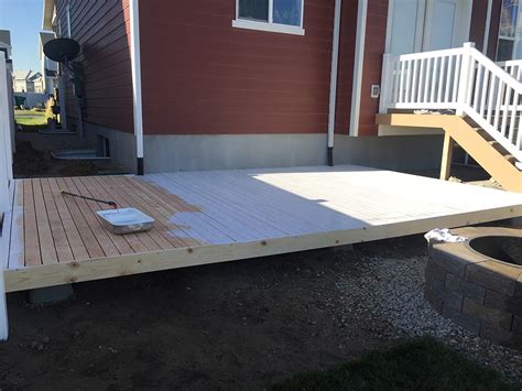 How To Build A Simple Diy Deck On A Budget The Home Depot