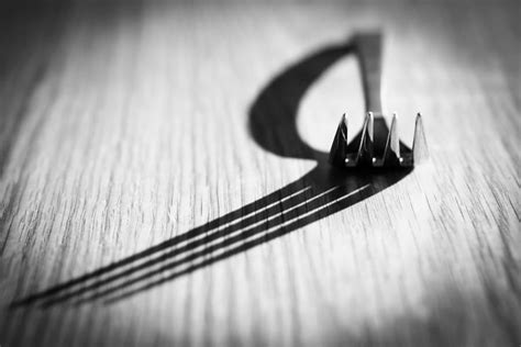 Fork Shadow By Michaël Luitaud Shadow Images Light And Shadow