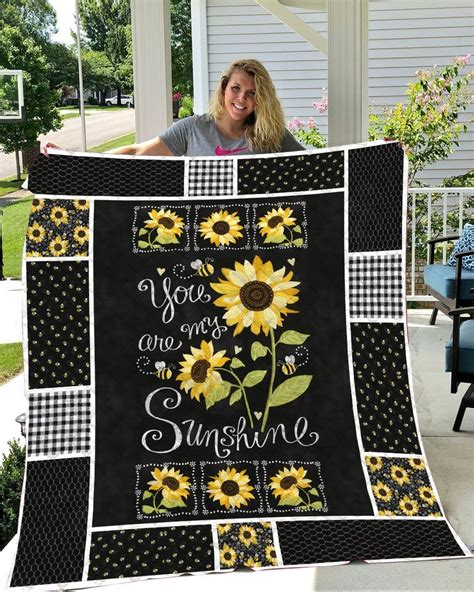 Sunflowers You Are My Sunshine Quilt Featured Quilts
